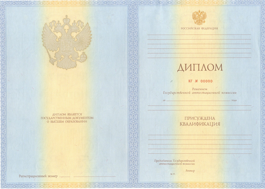 Диплом специалиста 2012-2013 годов в Пскове